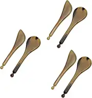 3sets Acupoint Stick Massage Pen Facial Tools Massager Acupoint Care Pen Beauty Massage Stick Hand Held Hand Held Massager Yak Horn 2pcs*3