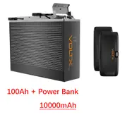 VoltX 12V 100Ah Lithium Battery Slim Prismatic Cells 2x 5000mAh Power Bank 20W Mini Portable Charger