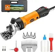 Sheep Shears Electric 550W Upgraded Professional Sheep Shears with 2 Blades for Dogs Sheep Goats Horses Thick Coats Animals