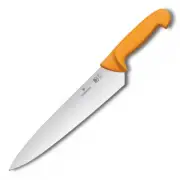 Victorinox Swibo 21cm Chefs Carving Knife Heavy Stiff Blade Yellow 5.8451.21