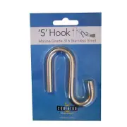 Coolaroo S HOOK Link Sail Corner To Pad Eye & Bolt, Stainless Steel *Aust Brand
