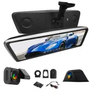 Real OEM Rear View Mirror Camera with Detached Front Lens, Mirror Dash Cam 10...