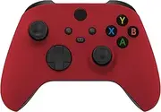 eXtremeRate Passion Red Replacement Part Faceplate, Soft Touch Grip Housing Shell Case for Xbox Series S & Xbox Series X Controller Accessories - Controller NOT Included