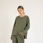 BETTY BASICS ESSENTIALS SIENNA SWEAT JUMPER FERN S8-22