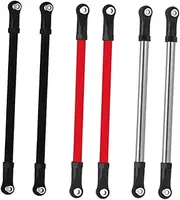 CHILDWEET 1/10 Rc Car Pull Rod Set 8pc Aluminum Alloy for Scx10 313mm Models Sturdy and