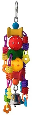 Super Bird Creations Ribbon Candy Medium Sized Bird Toy Parrot Toy Bird Supplies