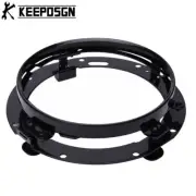 7" Headlight Ring Mount Bracket For Harley Street Glide Road King Softail FLD