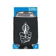 Pointed At You - Funny Novelty Stubby Holder With Base