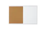 Quartet Basics 90x60cm Combo Magnetic Dry-Erase Surface Board Corkboard Pin