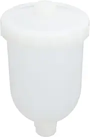 Spray Guns Cup Replacement Pot 300ml Plastic Container with Female Thread Connector for Paint Spray Guns