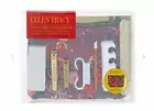 NEW W BOX ELLEN TRACY PEDICURE KIT CLIPPERS, TRAVEL BAG, PUMICE , FILE, BRUSH