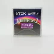 TDK Ultrium Lto 2 D2405-LT02 200/400 gb Life On Record Data Cartridge New