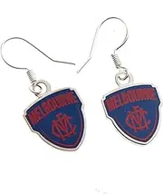 [Trofe] Melbourne Demons AFL Team Logo Earrings Surgical Steel Hook Jewellery