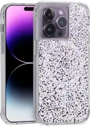 Case-Mate iPhone 14 Pro Twinkle Diamond MagSafe Case, 10 ft. Drop Protect