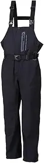 双進(SOSHIN) Sangin 7664 RBB Overalls Tide Game Overalls, Black, M