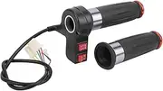 [EVTSCAN] Electric Throttle Grip, Ergonomic Rubber Design, 3 Gear Speed Control, Universal Compatibility for E Bikes, Scooters, Tricycles