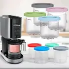 For Ninja Creami Ice Cream Pints Cup Ice Cream Containers with LidsFor Ninja
