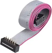 XYWHPGV IDC Wire Flat Cable FC/FD Connector A-type 12Pins 2.54mm Pitch 0.5m Length Gray(bd84c cbb7d c1878 f48e3 a28c6 7ceed