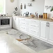 Kitchen Rug Runner Hallway Rugs and Mats Washable Bedroom Mats for Floor, Long Mat Carpet Runner Rugs for Laundry Home Decor, 100-600cm Narrow Runners(120x250cm)
