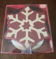 St Nicholas Square Snowflake Coaster Set New Christmas Decoration Gift Holiday