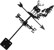 PAMINGONO Roof Decorations Weather Vanes Roof Mount Wind Vane Metal Fence Roof Garden Windmill Parts Metal Weathervane Wind Spinners Weathervanes for Roofs Household Decorations