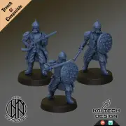 Sultanate Sappers (3) | Trench Compatible | Kaitech Design | 32mm scale