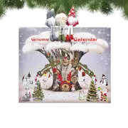 24 Days Christmas Gnome Advent Calendar with Gnome Plush Toy 2024 Countdown Calendar