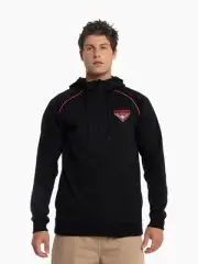 Essendon Bombers AFL Mens Active Hoodie | BLACK by Sporting House
