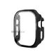 全包覆經典系列 Apple Watch Ultra 2/Ultra 49mm 9H鋼化玻璃貼+錶殼 一體式保護殼(黑色)