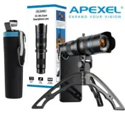 APEXEL Phone Camera Lens Kit 20-40X Zoom Lens Telephoto Mobile Phone Zoom Tripod