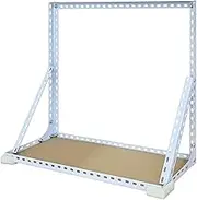 PC Stand PC Tower Holder, Wall Mounted CPU Holder, Sturdy Metal Frame, Hanging PC Host Case Bracket, Holds Up to 66Lbs, Easy to Install CPU Tower Stand(50 * 20 * 50cm)