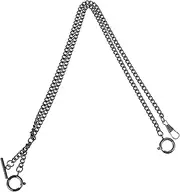 [WOFASHPURET] 44cm Metal Pocket Watch Chain O-shape Fob Chain for Purse Jeans Belt Wallet