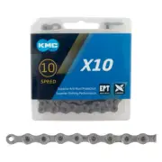 KMC X10 EPT Anti-Rust Chain 116L Silver 10-Speed Road Mountain MTB EcoProTeq