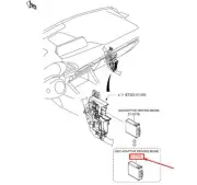 MAZDA 3 Hatchback BP Headlight Leveling Control Unit B1H451225 NEW GENUINE