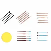24Pcs Polymer Clay Dotting Tools Ceramics Pottery Sculpting Carving Stylus