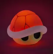 Nintendo Super Mario Kart Red Shell Light with Sound Lamp Night Decor Official