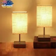 2 Pack Small Bedside Table Lamps - Touch 3-Way Dimmable with LED Bulb