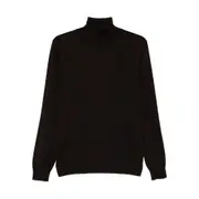 [Fedeli] Fedeli Roll-neck Long-sleeve Sweater 50 IT BROWN