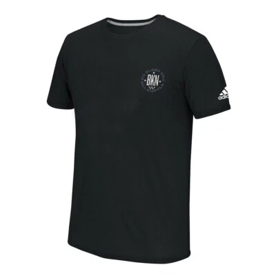 Adidas Men's Black Adi "All City" Brooklyn Logo Climalite Performance T-Shirt