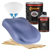 HOT ROD FLATZ Astro Blue Metallic Quart Kit URETHANE Flat Auto Car Paint Kit