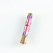 Red Union Jack + Gold Screw On Type Radio Antenna For Mini Cooper 2001-2017 (for: Mini)
