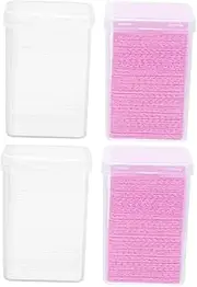 Vaguelly 800pcs Eyelash Glue Removing Pads Professional Glue Wiping for Salon Use Hygienic Pads Convenient Travel Safe for Eyelashes and