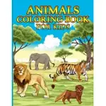 ANIMALS COLORING BOOK FOR KIDS: THE ANIMALS COLORING BOOK. ANIMALS COLORING BOOK FOR KIDS ALL AGE. 50 STORY PAPER PAGES. 8.5 IN X 11 IN COVER.