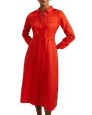 Hobbs London Arabelle Linen Dress