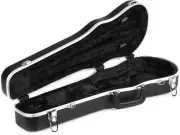 Howard Core CC400S Thermoplastic Suspension Violin Case - Black, 1/2 Size