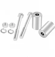 TDZ 2'' Inch Rise Handlebar Risers Extension For Harley 1-1/4'' Handlebars Chrome Motorcycle Spacers，