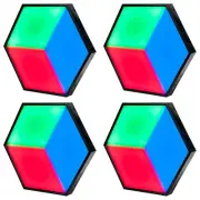 (4) American DJ ADJ 3D VISION PLUS DMX RGB LED Panels For Bar/Lounge/Club/Stage