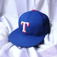 在飛比找蝦皮購物優惠-原裝藍色 MLB 德州 Snapback 帽子