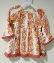 NWT Matilda Jane Just Imagine Charlotte Girl's Floral Print Peasant Top Size 10