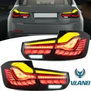 VLAND Full LED Tail Lights Smoked For 2013-2017 2018 BMW 3-Series F30 F80 M4 L+R